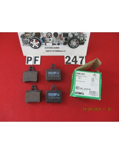 20575 pastiglie freno brake pads posteriore citroen xantia -  Az Ricambi  Sei alla ricerca di ricambi per la tua auto d’epoca?