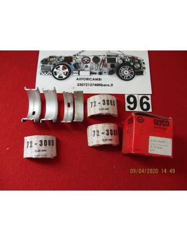 H876/5 bronzine banco shaft bearing volkswagen audi 1.5 1.6 0,25 -  Az Ricambi  Sei alla ricerca di ricambi per la tua auto d...