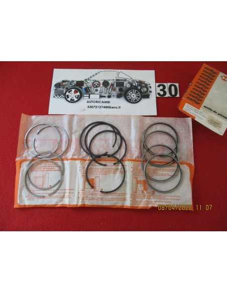 588075 serie fasce elastiche segmenti fiat 131 147 brasiliana ritmo 60 ã76 0,40 -  Az Ricambi  Sei alla ricerca di ricambi p...