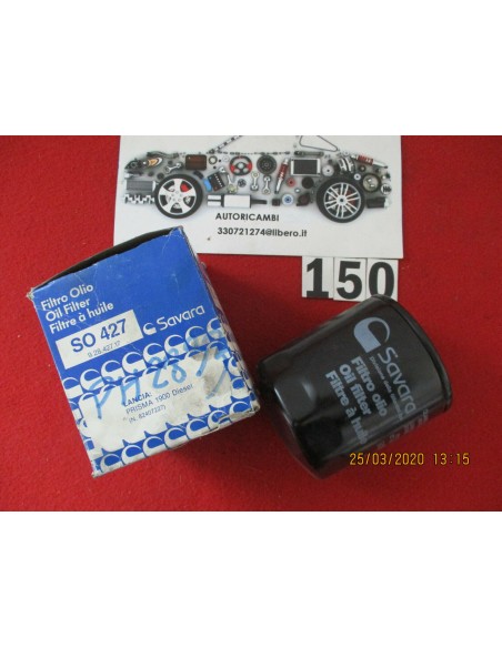 Ph2833 so427 filtro olio oil filter lancia prisma 1.9 diesel 82407227 -  Az Ricambi  Sei alla ricerca di ricambi per la tua a...