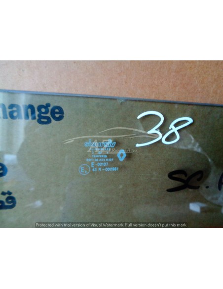 vetro scendente anteriore dx renault r5 1â° serie 2/porte verde -  Az Ricambi  Sei alla ricerca di ricambi per la tua auto d’...