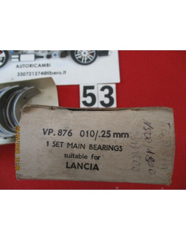 Vp 876 bronzine banco shaft bearing lancia flavia 010/25 -  Az Ricambi  Sei alla ricerca di ricambi per la tua auto d’epoca?