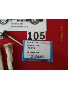 4165r set 4 pezzi valvola scarico renault r5 r9 gtd -  Az Ricambi  Sei alla ricerca di ricambi per la tua auto d’epoca? 2