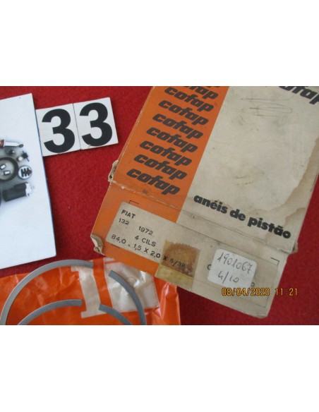 1901067 serie fasce elastiche segmenti fiat 132 131 124 argenta lancia beta 72 -  Az Ricambi  Sei alla ricerca di ricambi per...