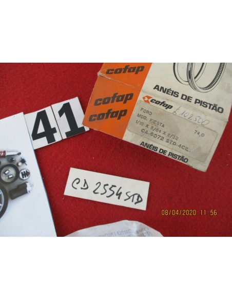 Ca6072 serie fasce elastiche segmenti ford fiesta ã74 std -  Az Ricambi  Sei alla ricerca di ricambi per la tua auto d’epoca?