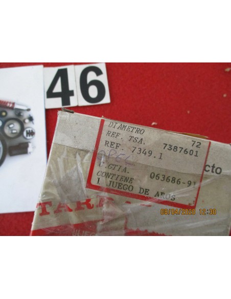 7387601 063686-91 serie fasce elastiche segmenti opel ã72 -  Az Ricambi  Sei alla ricerca di ricambi per la tua auto d’epoca?