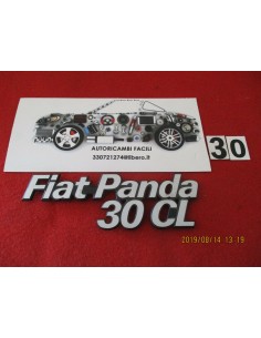 Fregio targhetta adesivo logo badge fiat panda 30 cl -  Az Ricambi  Sei alla ricerca di ricambi per la tua auto d’epoca?