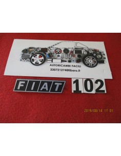 Fregio logo adesivo badge posteriore fiat -  Az Ricambi  Sei alla ricerca di ricambi per la tua auto d’epoca?