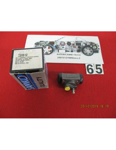 C20512 cilindretto freno dx nissan primera 1.6 brake cylinder -  Az Ricambi  Sei alla ricerca di ricambi per la tua auto d’ep...