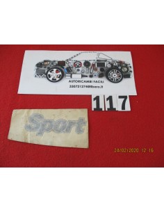 Fregio logo adesivo badge laterale fiat 127 sport 3â° serie -  Az Ricambi  Sei alla ricerca di ricambi per la tua auto d’epoca?