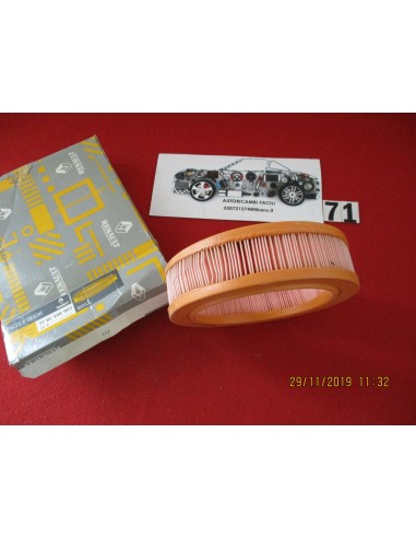 7701348963 filtro aria renault r4 r5 air filter -  Az Ricambi  Sei alla ricerca di ricambi per la tua auto d’epoca?