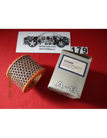 A8 filtro aria air filter citroen 2cv 3cv dyane am16 am18 -  Az Ricambi  Sei alla ricerca di ricambi per la tua auto d’epoca?