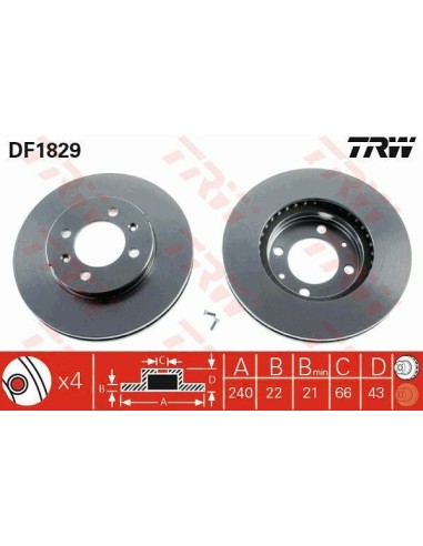 Df1829 dischi freno per austin rover mg maestro montego -  Az Ricambi  Sei alla ricerca di ricambi per la tua auto d’epoca?