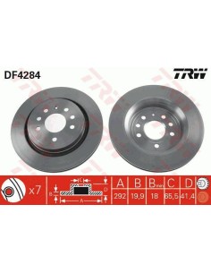 Df4284 dischi freno brake discs per fiat croma opel vectra saab 9.3 -  Az Ricambi  Sei alla ricerca di ricambi per la tua aut... 2