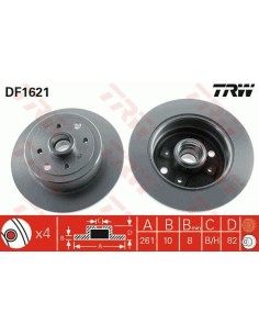 Df1621 dischi freno brake discs opel kadett e vectra a 86-95 -  Az Ricambi  Sei alla ricerca di ricambi per la tua auto d’epoca? 2