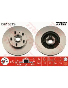 Df1683 dischi freno brake discs per volvo 740 83-92 -  Az Ricambi  Sei alla ricerca di ricambi per la tua auto d’epoca? 2