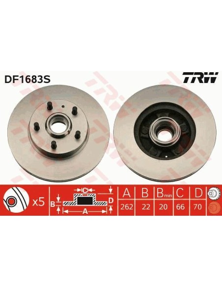 Df1683 dischi freno brake discs per volvo 740 83-92 -  Az Ricambi  Sei alla ricerca di ricambi per la tua auto d’epoca?
