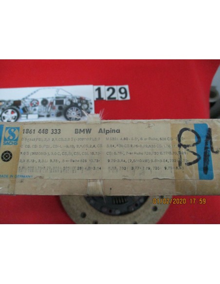 1861448333 disco frizione per bmw alpina ã240 disc cluth -  Az Ricambi  Sei alla ricerca di ricambi per la tua auto d’epoca?