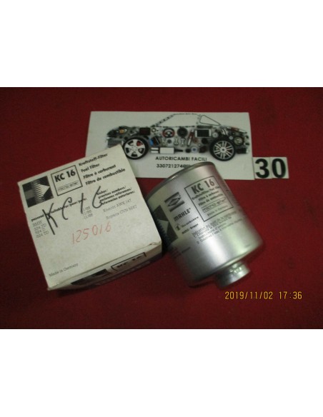 kc16 filtro carburante per bmw 524 324 d td -  Az Ricambi  Sei alla ricerca di ricambi per la tua auto d’epoca?