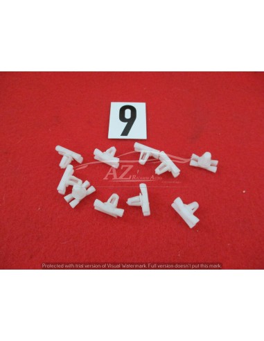 clip mollette c10804 set-10 pezzi fissaggio modanature per fiat 125 132