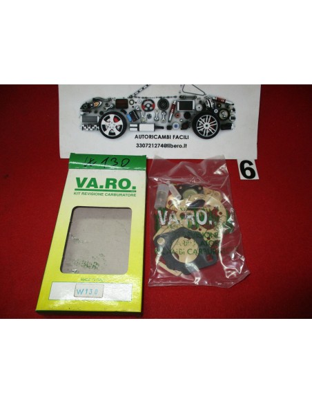 W130 kit revisione carburatore fiat ritmo 75 weber 34 icev 23/250-1 -  Az Ricambi  Sei alla ricerca di ricambi per la tua aut...