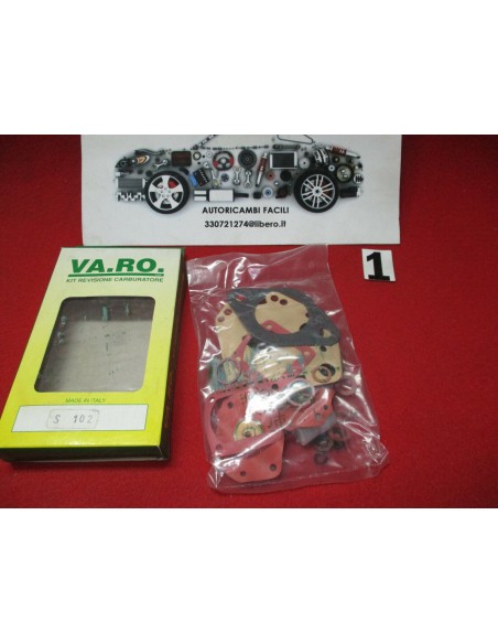 S102 revisione carburatore alfa-romeo 1750 bn gt 2000 bn solex 2 x 40ddh-5-7-8 -  Az Ricambi  Sei alla ricerca di ricambi per...