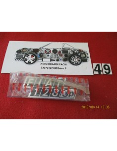 4362435 fregio targhetta adesivo logo fiat 128 3p badge -  Az Ricambi  Sei alla ricerca di ricambi per la tua auto d’epoca?