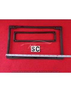 coppia cornice porta targa nera in plastica per auto d'epoca -  Az Ricambi  Sei alla ricerca di ricambi per la tua auto d’epoca? 2