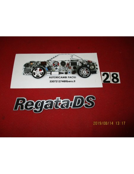 Fregio targhetta adesivo logo badge fiat regata ds -  Az Ricambi  Sei alla ricerca di ricambi per la tua auto d’epoca?