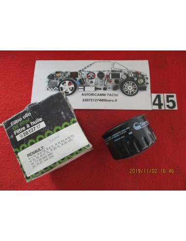 92812717 filtro olio renault r5 r6 r15 r16 r17 r20 oil filter -  Az Ricambi  Sei alla ricerca di ricambi per la tua auto d’ep...