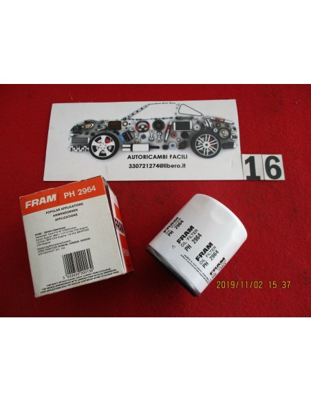 ph2964 filtro olio ford escort adattabile piu' veicoli oil filter -  Az Ricambi  Sei alla ricerca di ricambi per la tua auto ...