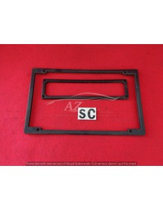 coppia cornice porta targa nera in plastica per auto d'epoca -  Az Ricambi  Sei alla ricerca di ricambi per la tua auto d’epoca?