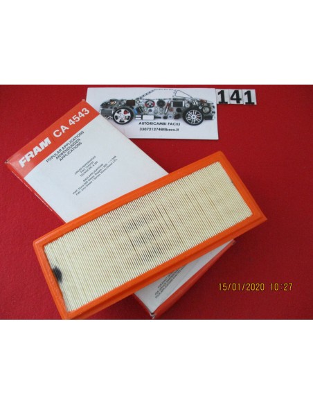 Ca4543 filtro aria air filter fiat duna uno regata ds 88 -  Az Ricambi  Sei alla ricerca di ricambi per la tua auto d’epoca?
