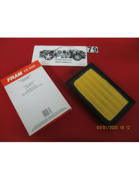 A343 ca5352 filtro aria fiat panda uno 900cc air filter -  Az Ricambi  Sei alla ricerca di ricambi per la tua auto d’epoca?