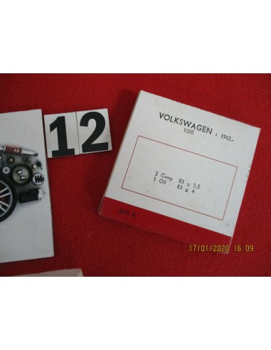Pc80311 serie segmenti fasce elastiche volkswagen 1500 t1 t2 1962 std 83mm -  Az Ricambi  Sei alla ricerca di ricambi per la ...