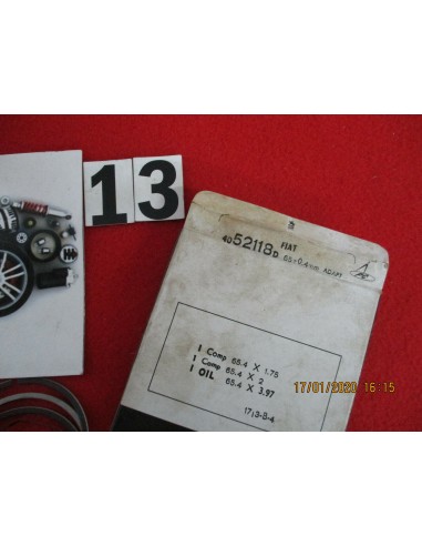 Pc52118 serie segmenti fasce elastiche fiat 850 127 panda uno a-112 65mm +0,4mm -  Az Ricambi  Sei alla ricerca di ricambi pe...