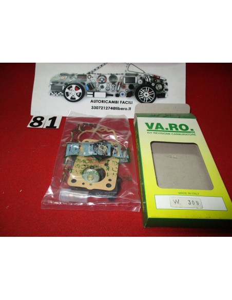 W309 kit revisione carburatore fiat tempra 1.6 weber 32-34 tlde 21/250 -  Az Ricambi  Sei alla ricerca di ricambi per la tua ...