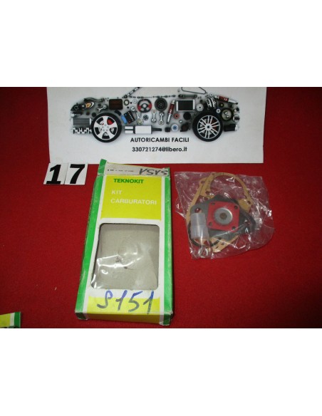 S151 kit revisione carburatore fiat 127 1050cc solex 32 tdi4 -  Az Ricambi  Sei alla ricerca di ricambi per la tua auto d’epoca?