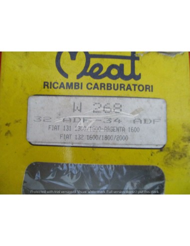 kit guarnizioni revisione carburatore w268 32adf 34adf fiat 131 132 argenta -  Az Ricambi  Sei alla ricerca di ricambi per la...