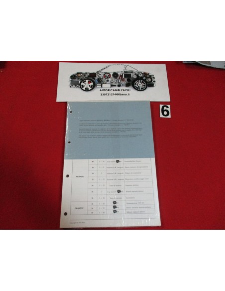 Manuale manutenzione aggiornamento lancia dedra -  Az Ricambi  Sei alla ricerca di ricambi per la tua auto d’epoca?