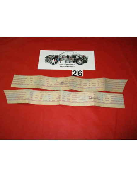 Coppia adesivi parafango posteriore fiat ritmo abarth 2000 1â° serie -  Az Ricambi  Sei alla ricerca di ricambi per la tua au...