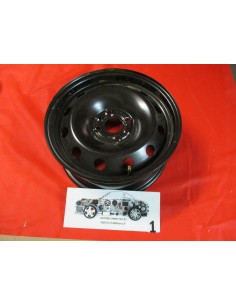 Cerchio ruota in ferro fiat idea 15" et40 46847691 -  Az Ricambi  Sei alla ricerca di ricambi per la tua auto d’epoca? 2