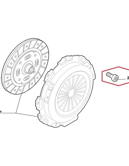 73503703 set 6 viti bloccaggio frizione fiat punto fiorino alfa-romeo mito -  Az Ricambi  Sei alla ricerca di ricambi per la ...