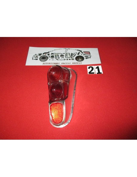 P843d trasparente fanale posteriore dx renault r4 p/v con cornice cromata -  Az Ricambi  Sei alla ricerca di ricambi per la t...