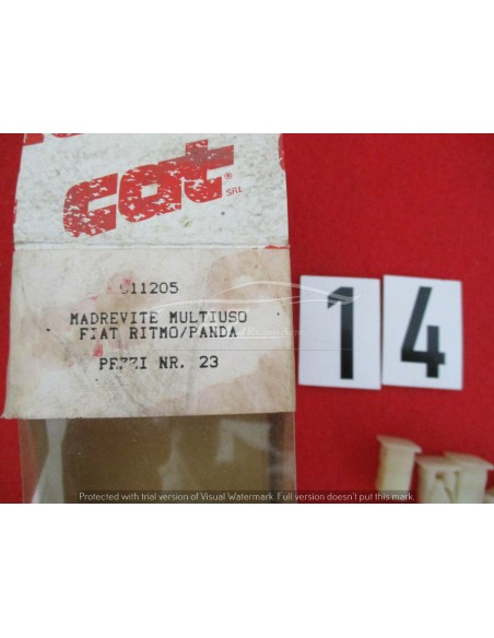 clip mollette c11205 set-23 pezzi fissaggio madrevite per fiat panda ritmo -  Az Ricambi  Sei alla ricerca di ricambi per la ...
