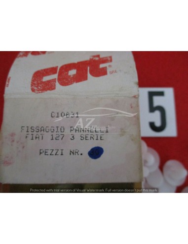 clip mollette c10831 set-15 pezzi fissaggio pannelli per fiat 127 3â° -  Az Ricambi  Sei alla ricerca di ricambi per la tua a...