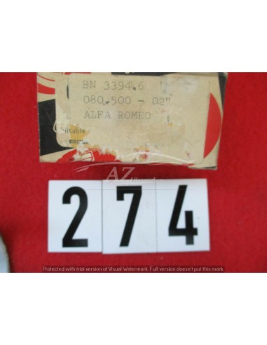 bronzine semi-cuscinetti 3394.6 banco per alfa-romeo 080 500 -  Az Ricambi  Sei alla ricerca di ricambi per la tua auto d’epoca?