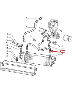 Tubo radiatore olio tube oil cooler fiat uno td 7612851 -  Az Ricambi  Sei alla ricerca di ricambi per la tua auto d’epoca? 2