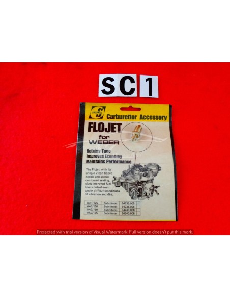 SPILLO CARBURATORE WEBER WA 1/125 AUTOBIANCHI 500 C FIAT 500 126 TUTTI I TIPI -  Az Ricambi  Sei alla ricerca di ricambi per ...