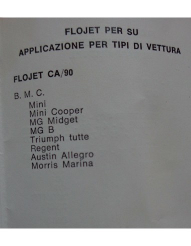 spillo carburatore ca/90 innocenti mini cooper mg triumph regent austin morris -  Az Ricambi  Sei alla ricerca di ricambi per...